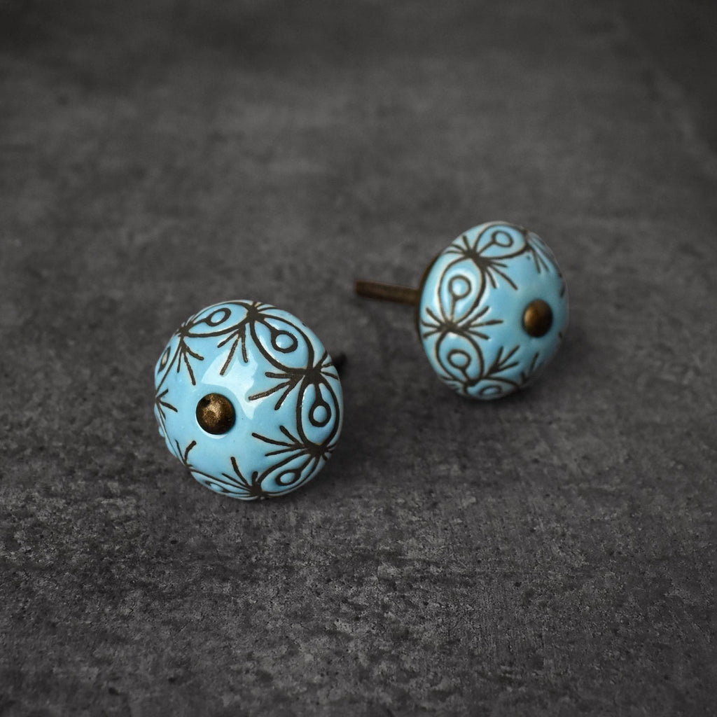 vintage ceramic knobs