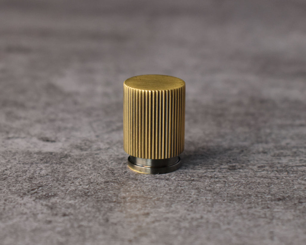 antique brass knurled knobs for drawers